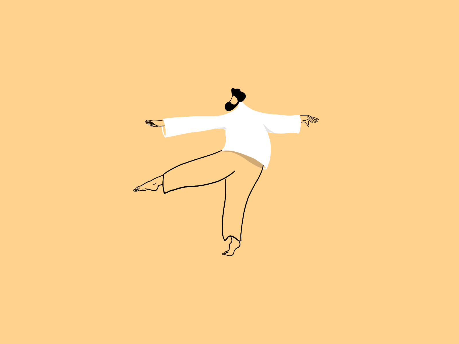 Il danse, animation de personnage image par image par Hervé Augoyat