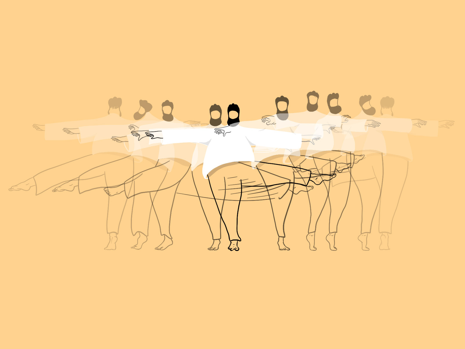 Il danse, animation de personnage image par image par Hervé Augoyat