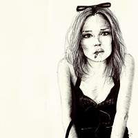 Carnet de dessin, portraits