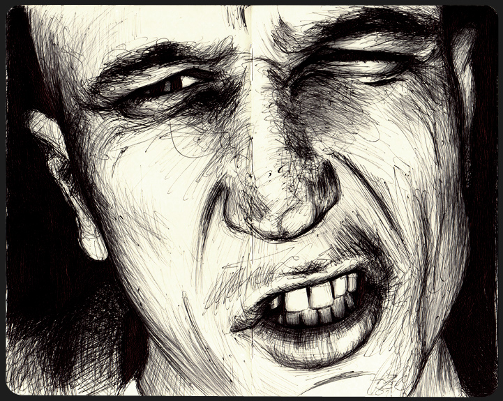 Carnet de dessin, C-sen, portraits, Hervé Augoyat.