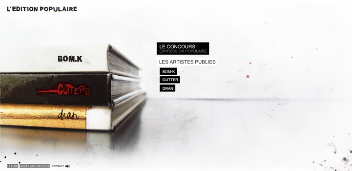 Projet scolaire : création du site internet Expression Populaire.