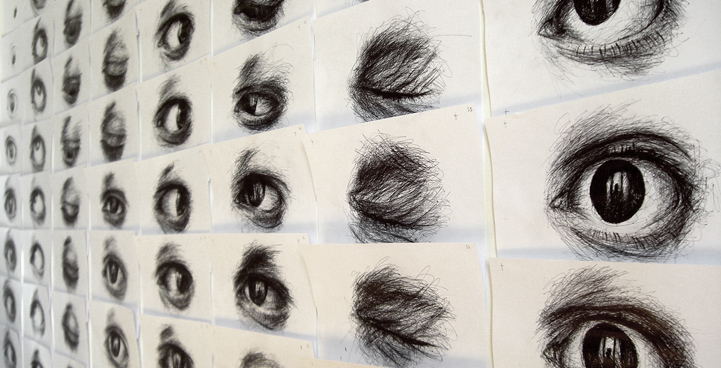Oeil noir, dessin et animation image par image, Hervé Augoyat.