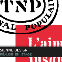 Réalisé en stage à Sienne Design, Création de la maquette graphique du site internet du Théâtre National Populaire, Hervé Augoyat à Lyon.