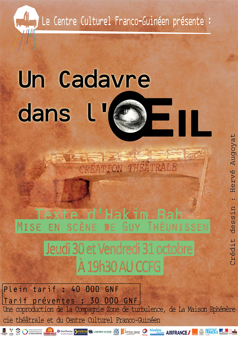 affiche avec dessin