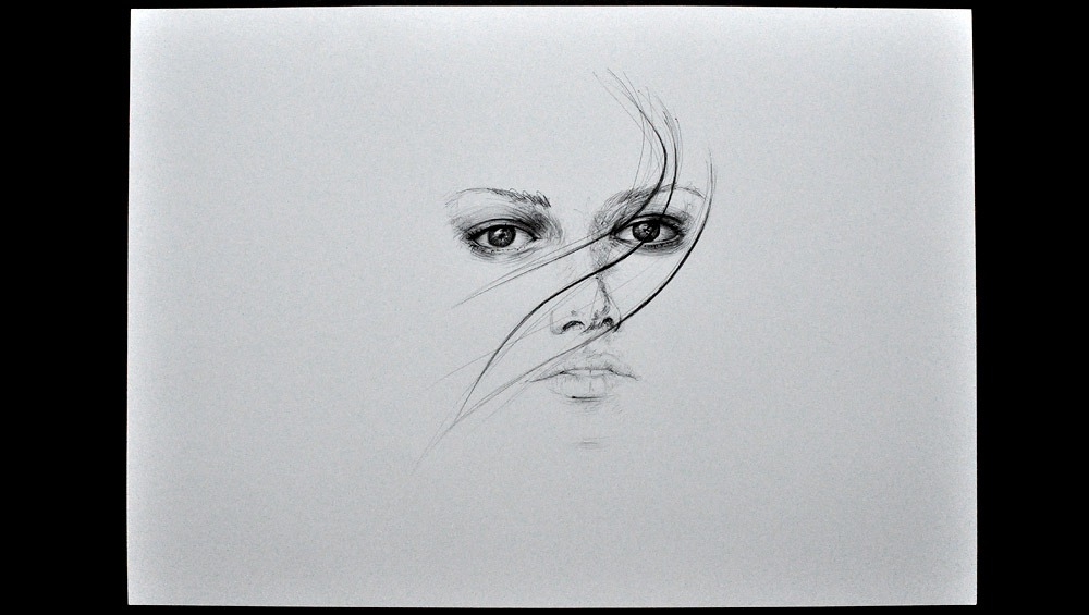 Dessin, série de portrait, par Hervé Augoyat