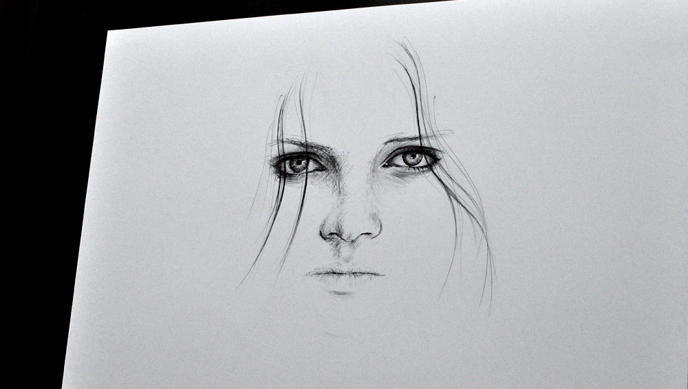 Dessin, série de portrait, par Hervé Augoyat
