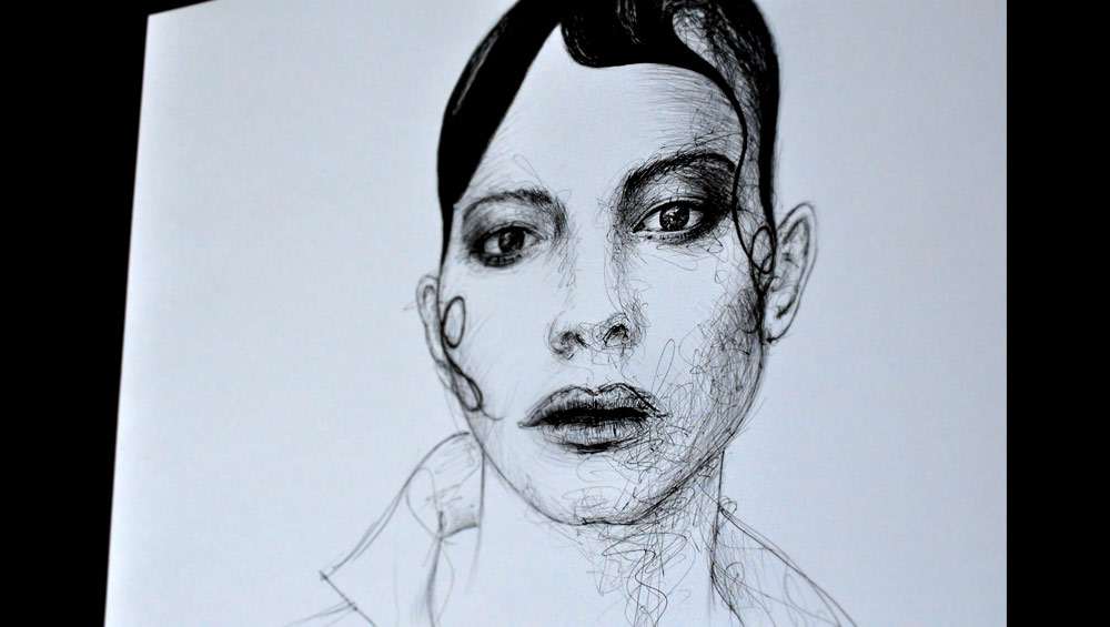 Série de dessin, Black Draw par Hervé Augoyat