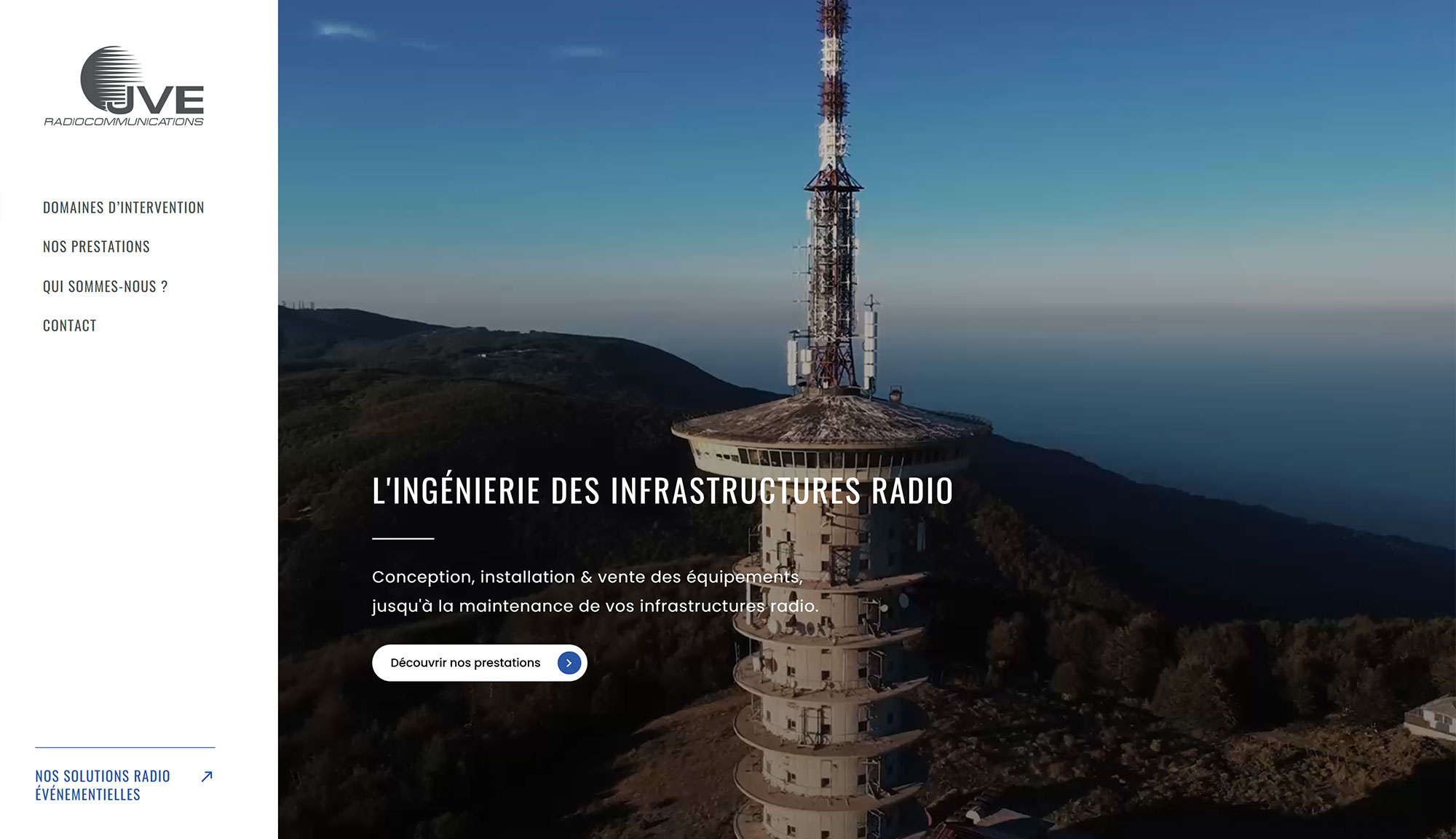 JVE Radio Communication à Lyon, création site internet, Hervé Augoyat