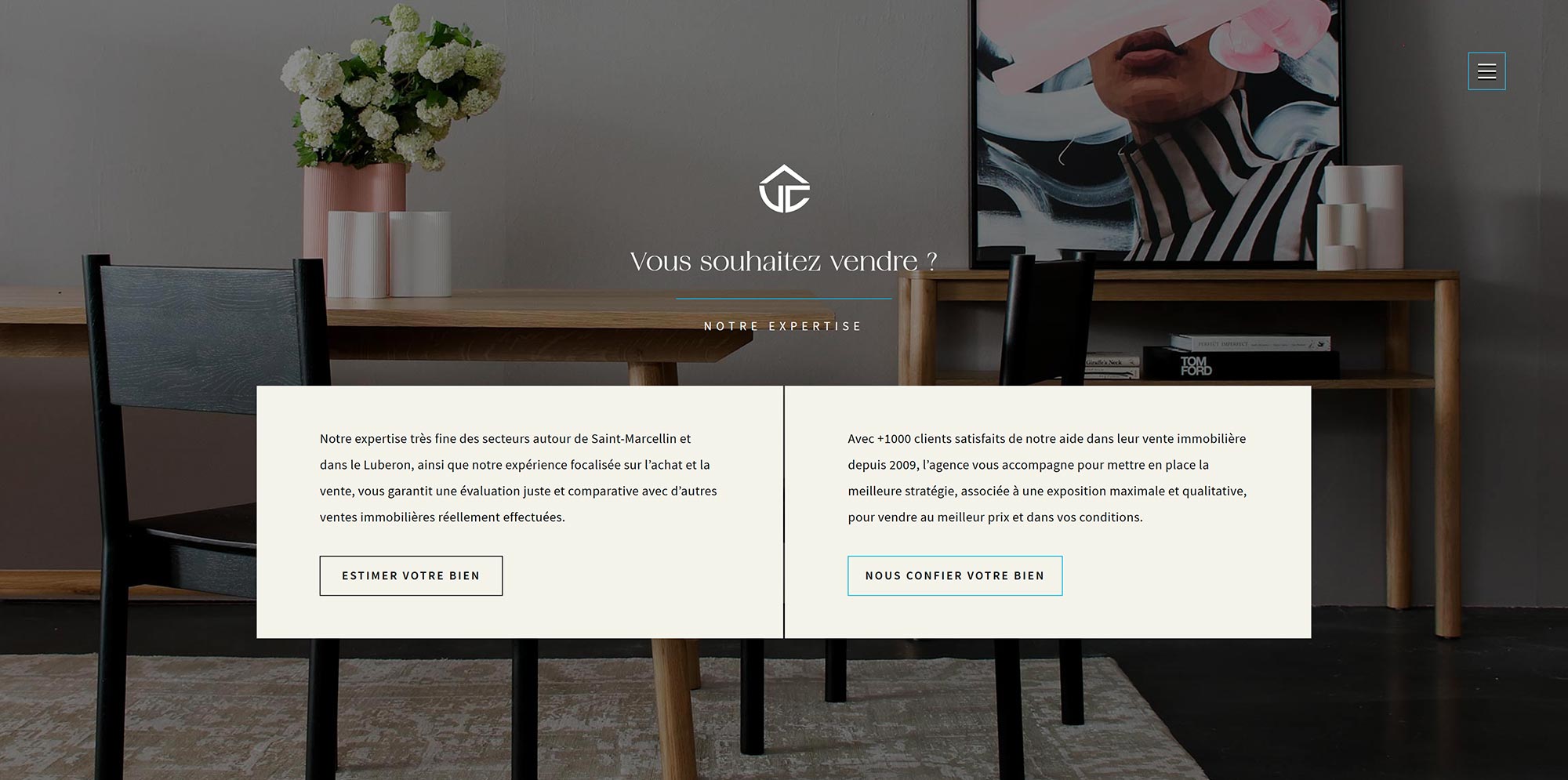 Véronique Costaz Immobilier, création site web, Hervé Augoyat