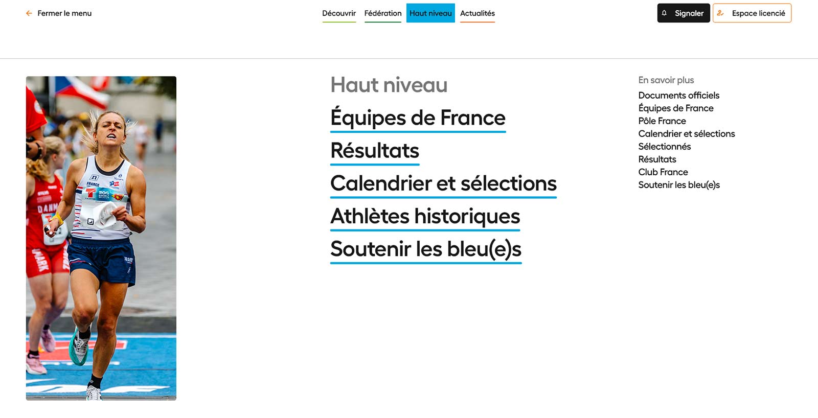Design et création du site internet de la FFCO Fédération Française de Course d'Orientation.