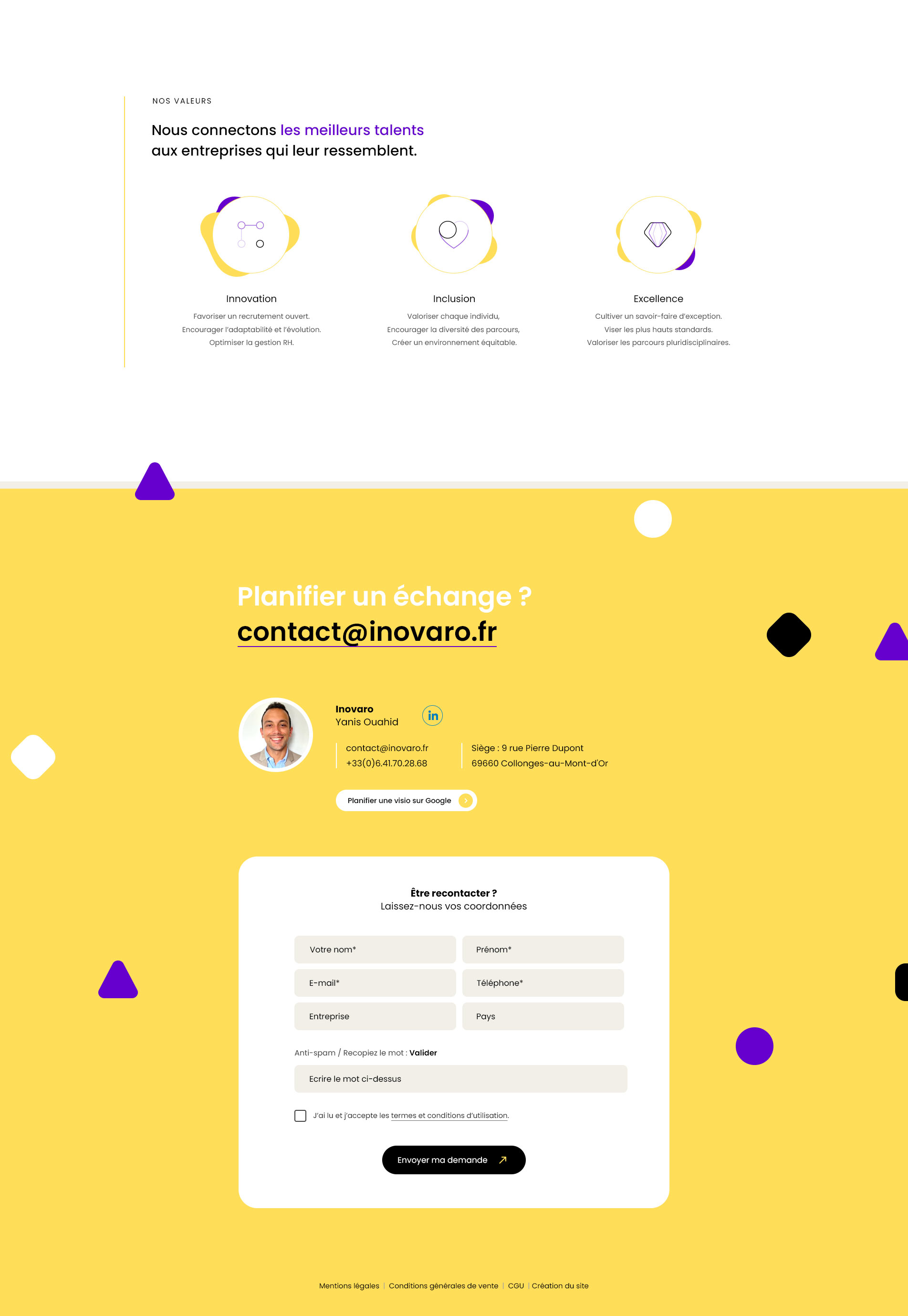 Inovaro création du site internet à Lyon par Hervé Augoyat