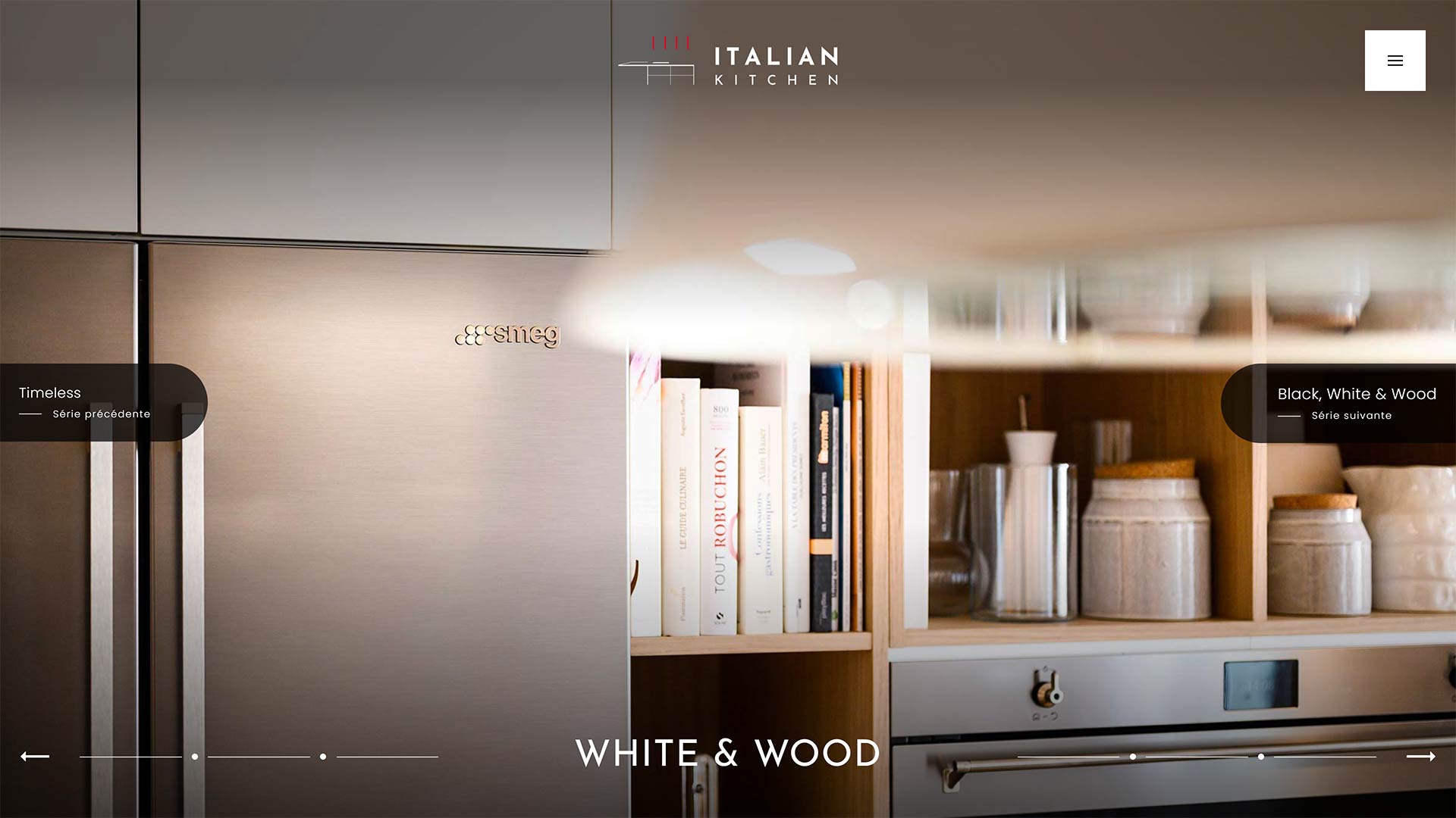 Création du site web et charte graphique pour Italian Kitchen Lyon, logotype, UX Design et développement, référencement naturel, par Hervé Augoyat designer digital à Lyon.