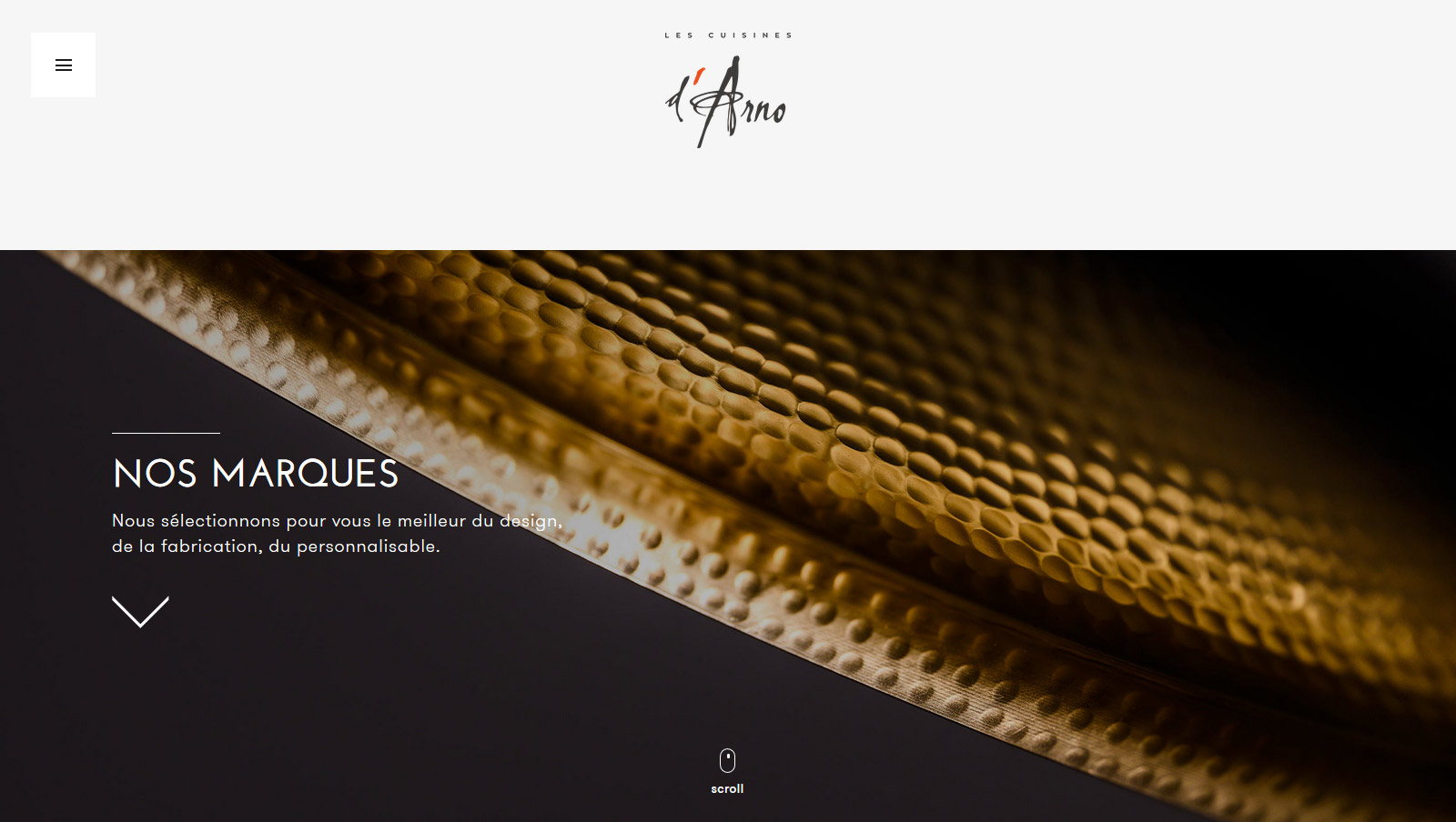 Les Cuisines d'Arno, création site web à Lyon, Hervé Augoyat