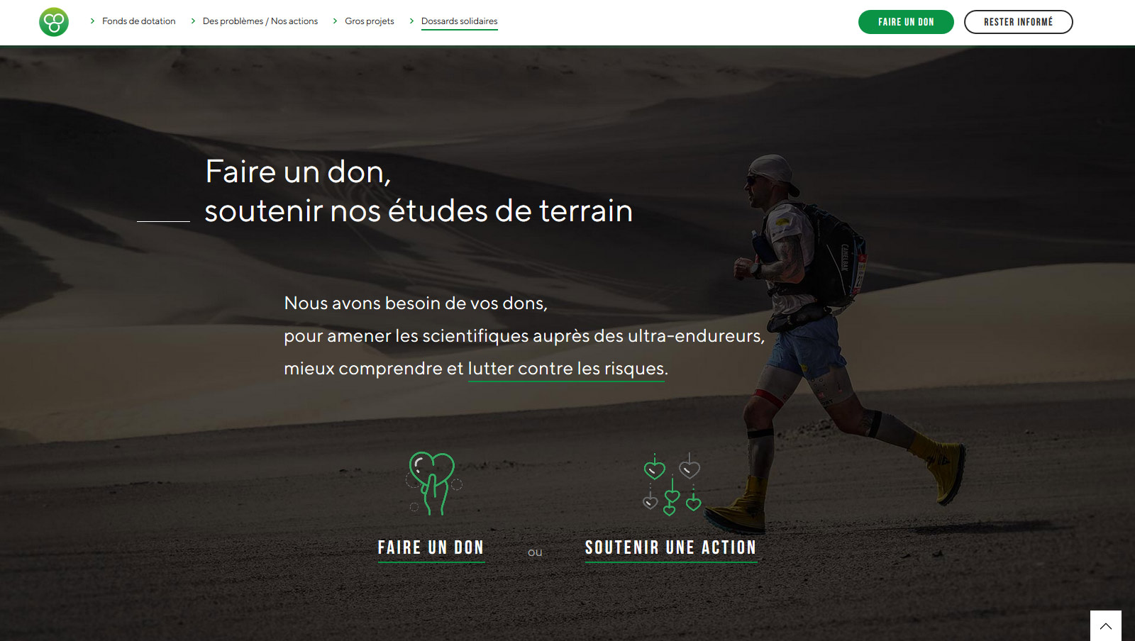 Ultra Sports Science, création du site internet, Hervé Augoyat