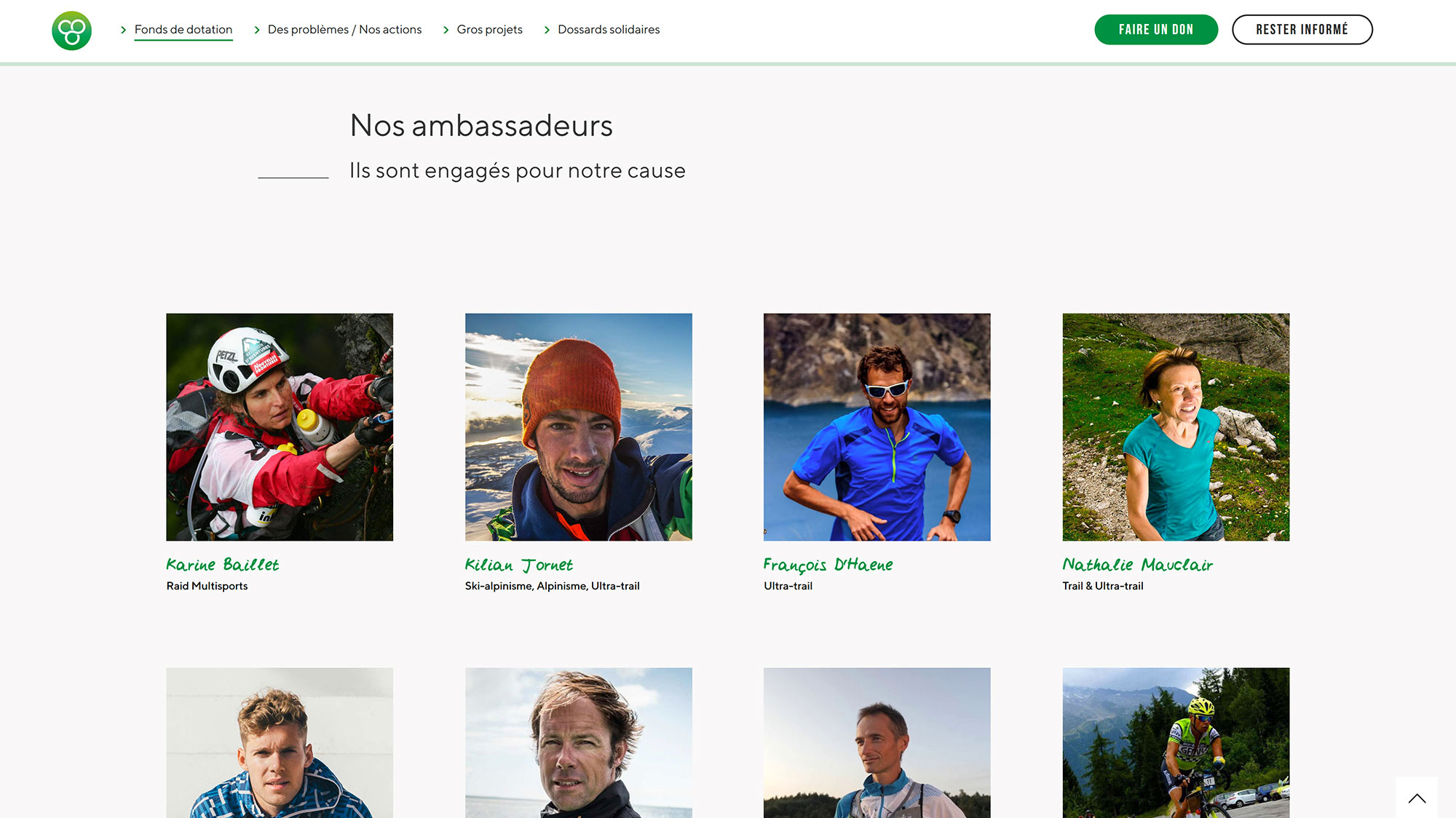 Ultra Sports Science, création du site internet, Hervé Augoyat