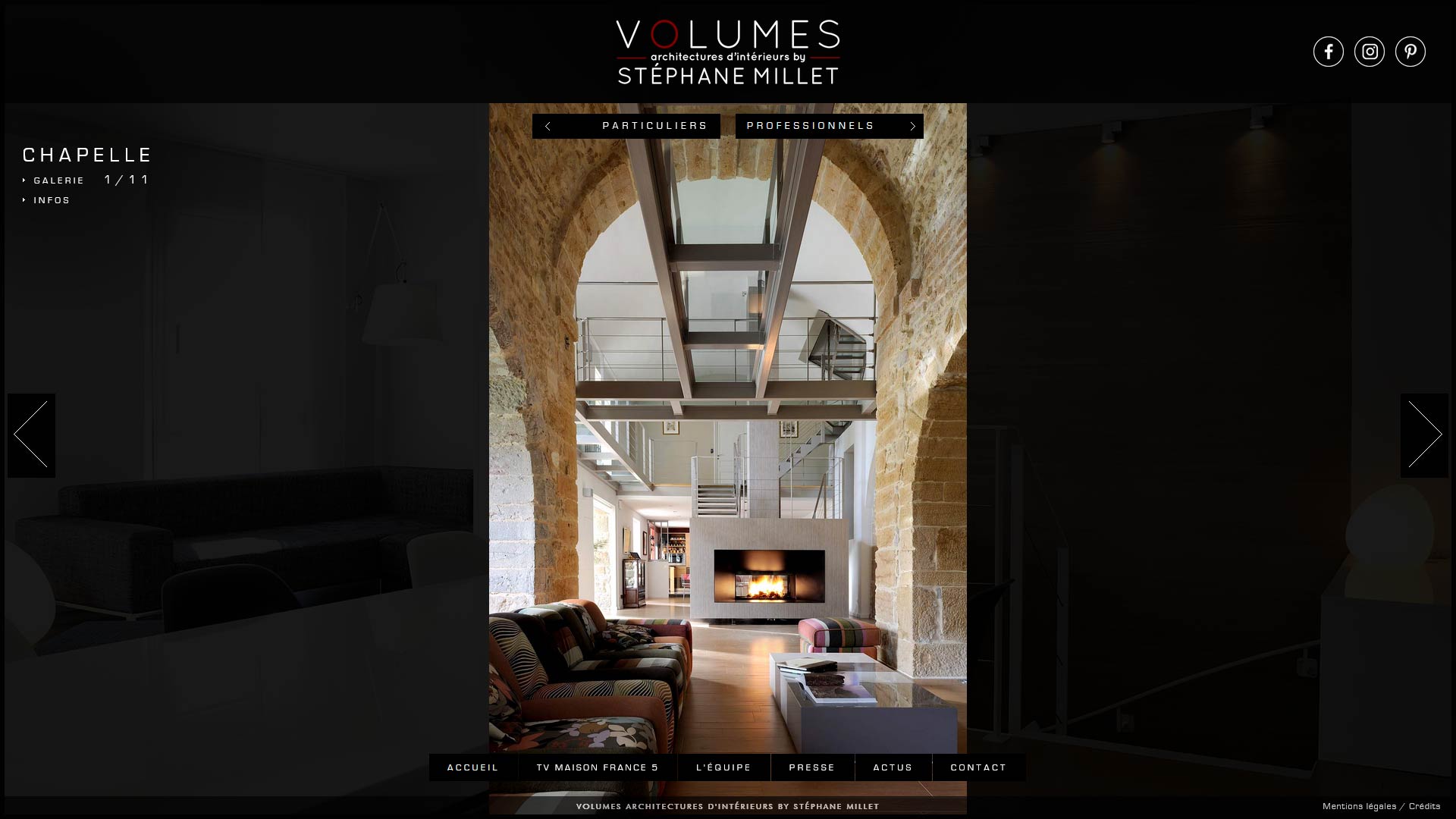 Volumes Architectures à Lyon, création site internet et référencement, Hervé Augoyat