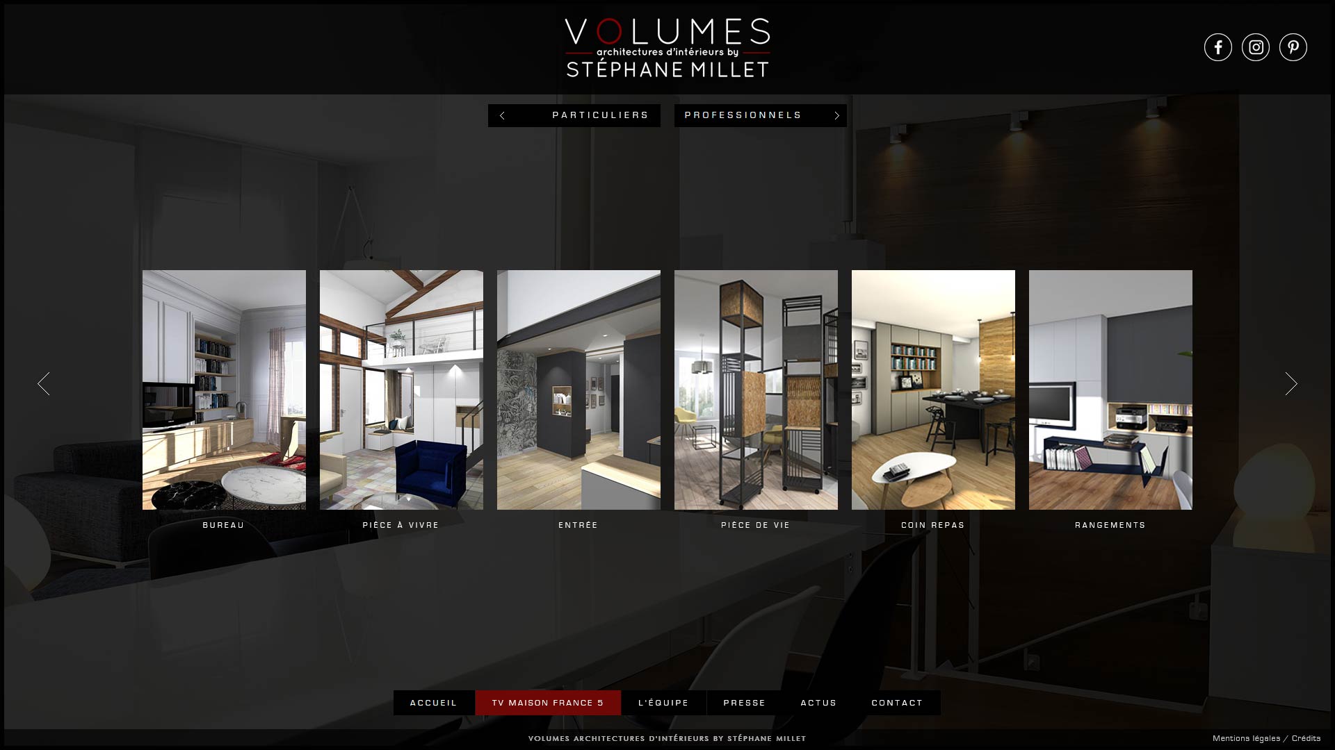 Volumes Architectures à Lyon, création site internet et référencement, Hervé Augoyat