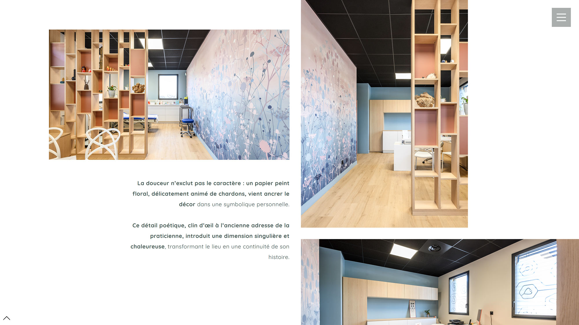 KLR Architecte d'intérieur à Villefranche-sur-Saône / Lyon, création du site internet par Hervé Augoyat.