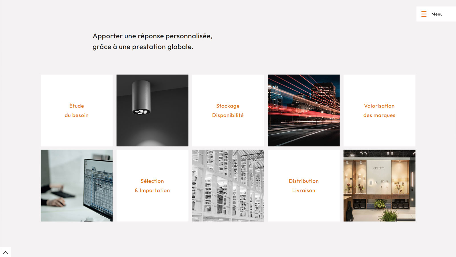 Création du site internet pour Rê Majeur, éclairage architectural, par Hervé Augoyat à Lyon